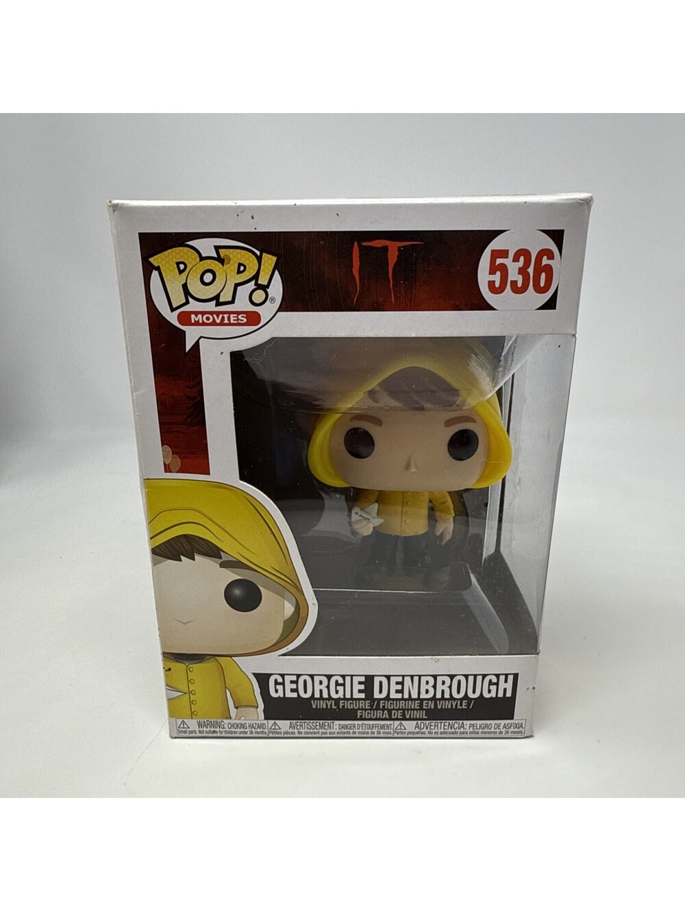 Funko Pop! Vinyl Georgie Denbrough IT Movie #536 Multicolor Vinyl Figure